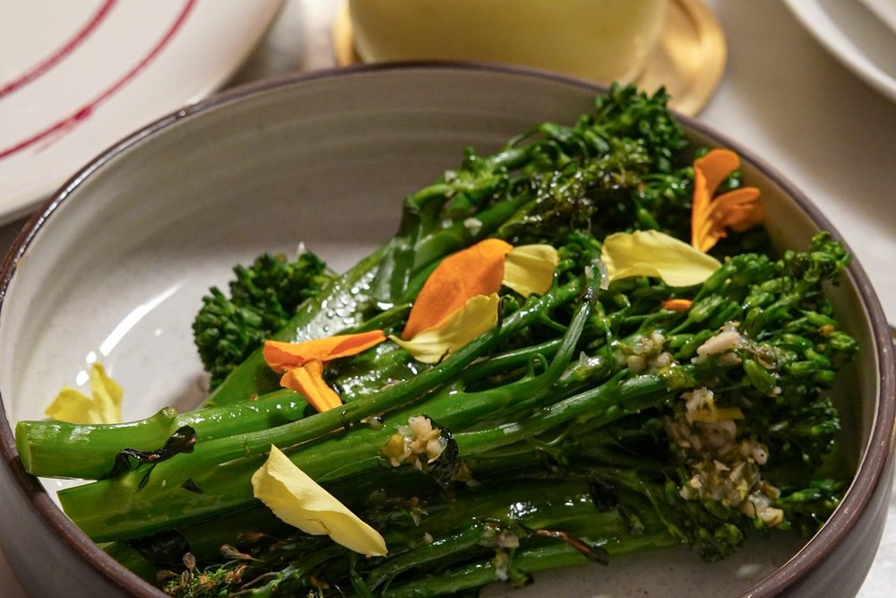 Grilled Broccolini at The Hero Ranch Kitchen