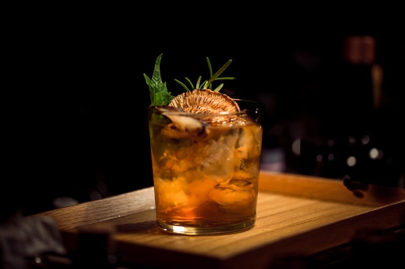Hero Old Fashioned on the bar