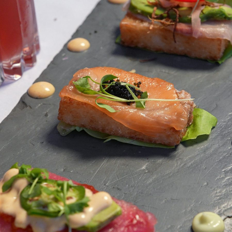 Crispy Sushi Bites at The Hero Ranch Kitchen